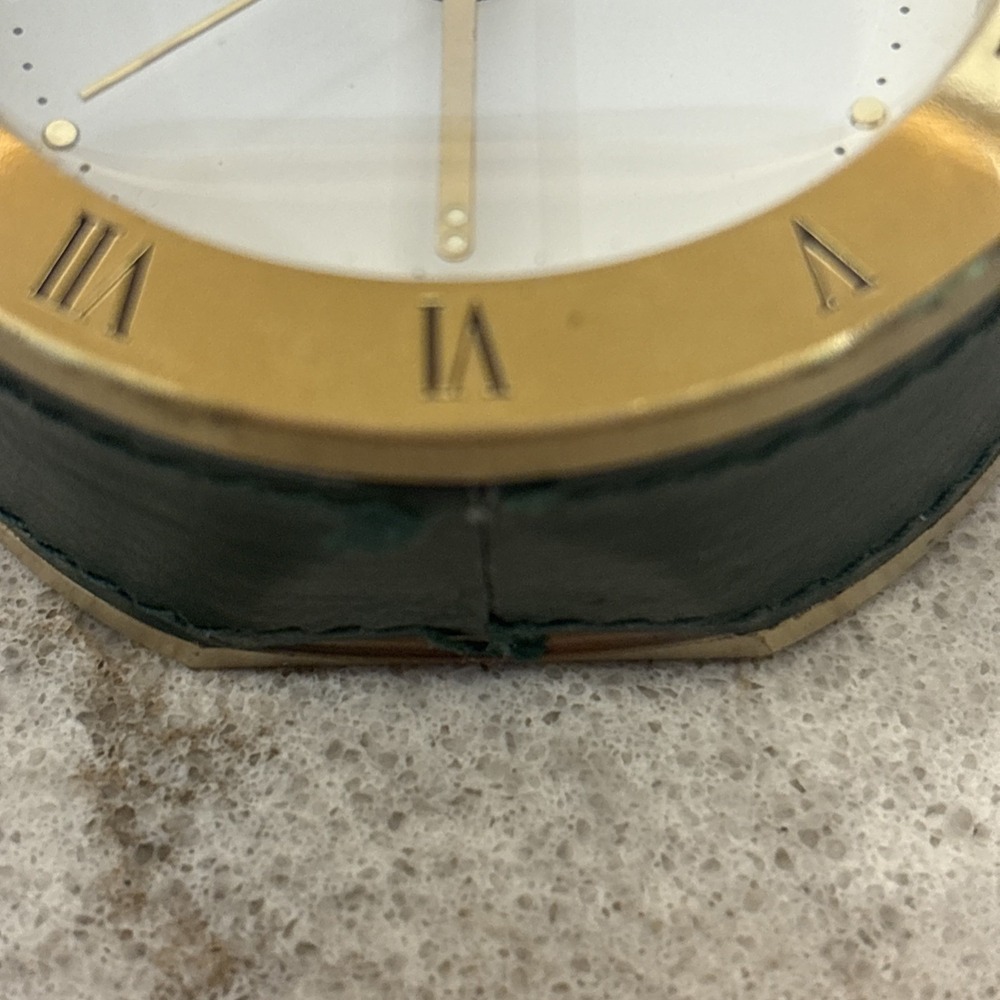 VTG Marshall Fields Desk Travel Alarm Clock Made In Germany RARE - Picture 7 of 13